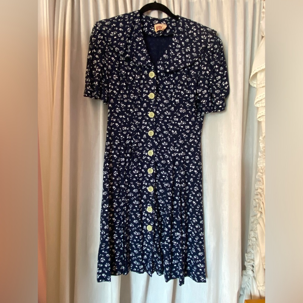 Vintage 90’s Style Button Down Mini Dress
